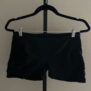 Athleta Black Workout Yoga Shorts Size Medium